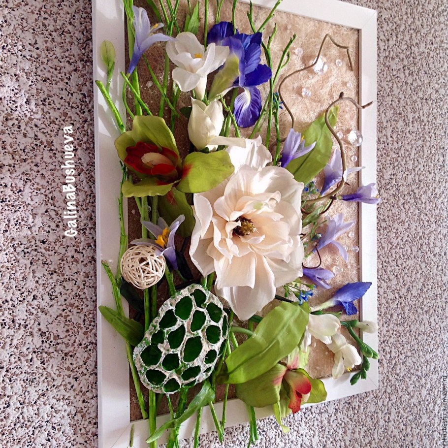 Флористическое панно