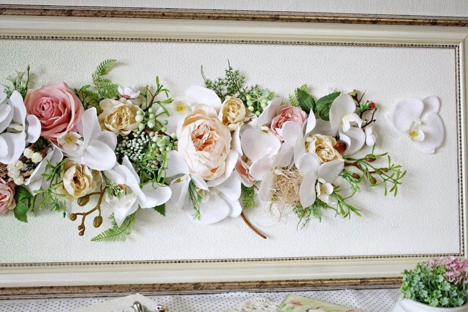 Цветочное панно