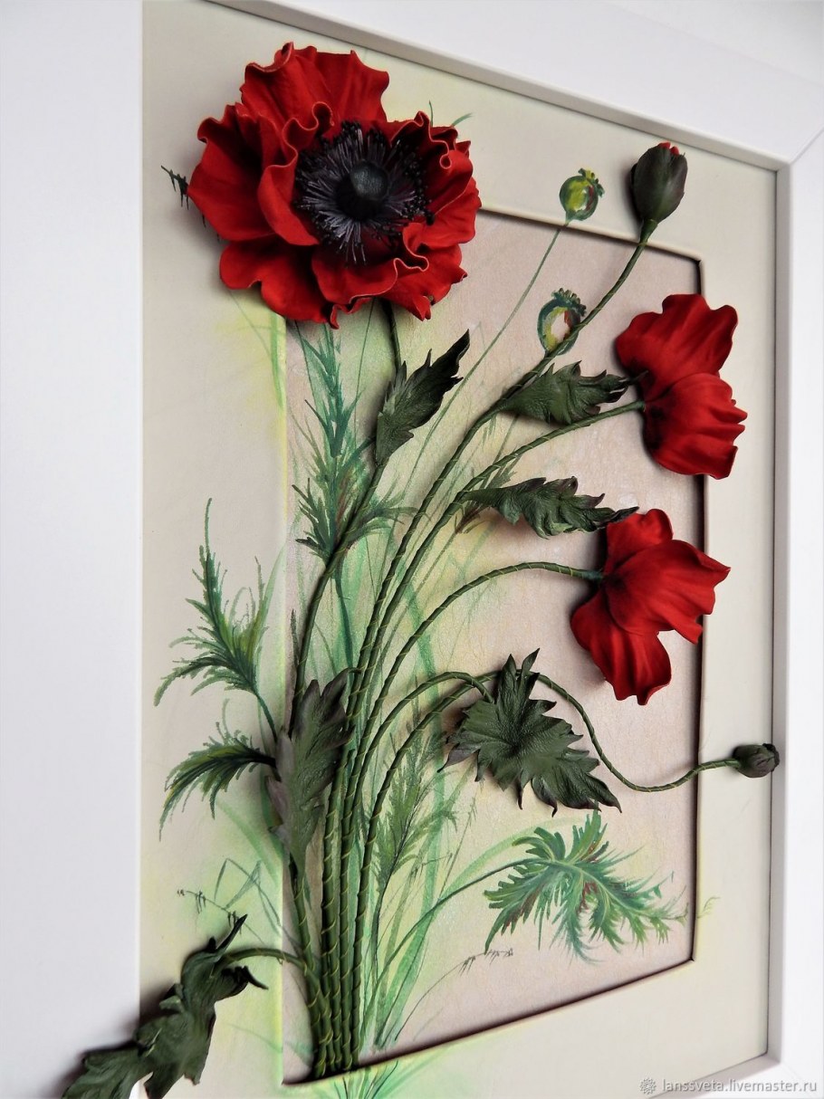 Цветочное панно
