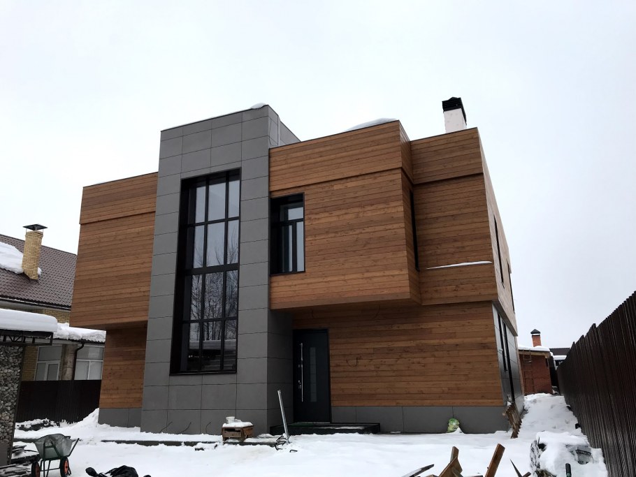 Дом с вентилируемым фасадом