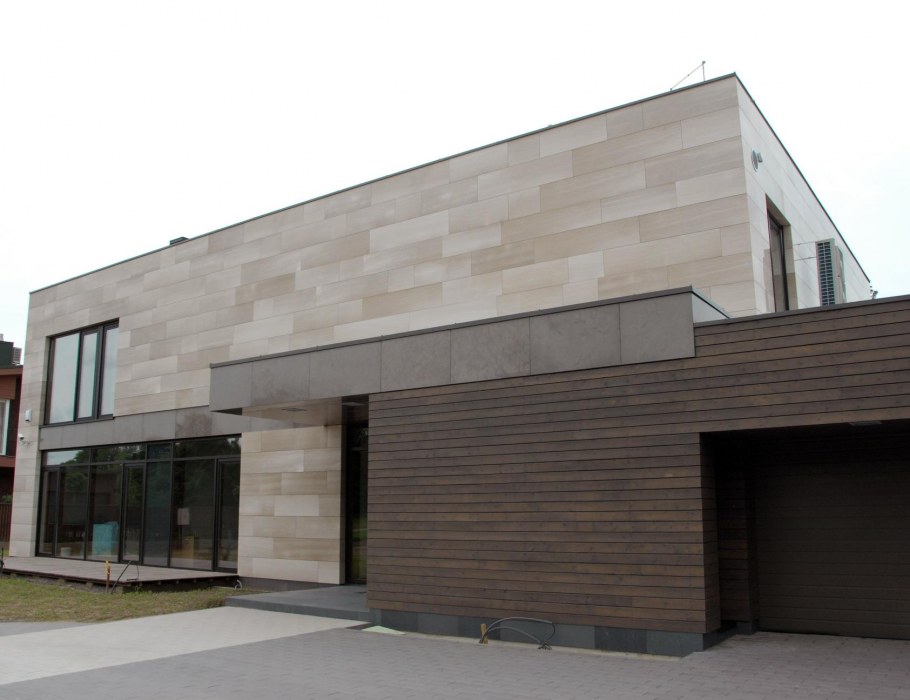 Керамогранит для фасада дома