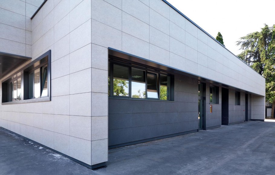 Фасад здания керамогранит