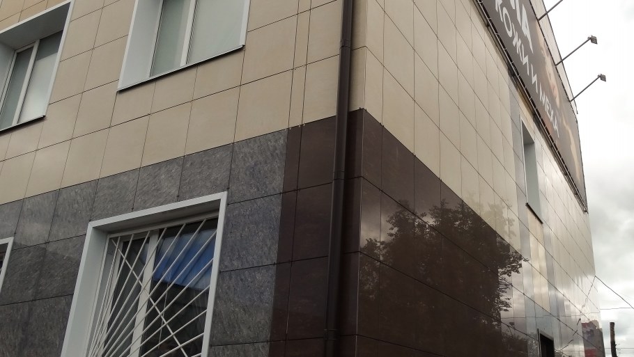 Керамогранит для фасада цвета