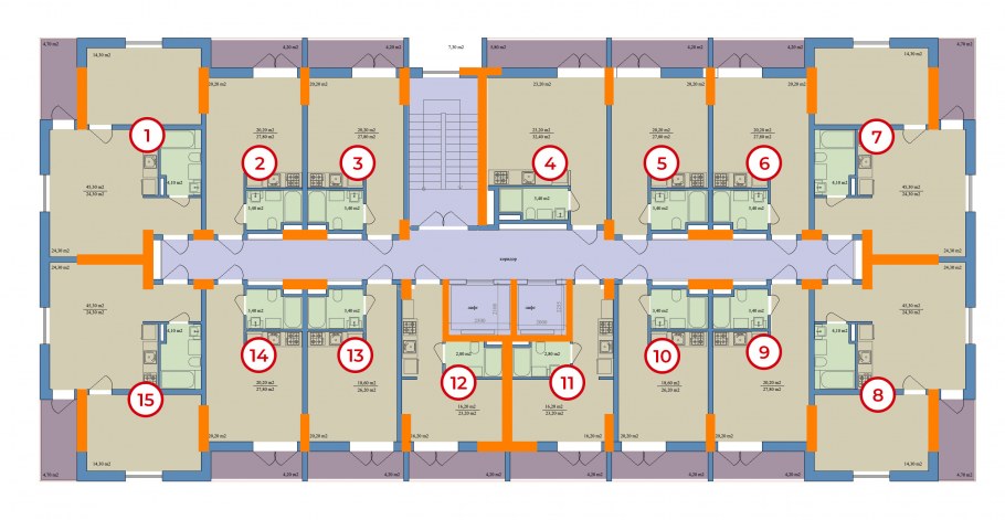 Планировка ЖК Магистр