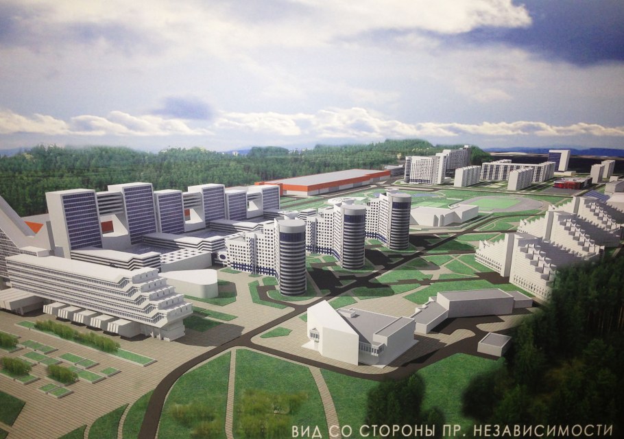 3д визуализация микрорайона