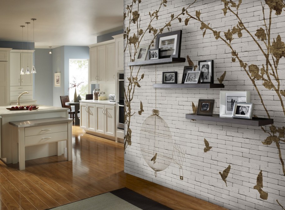 Панно из декоративного кирпича