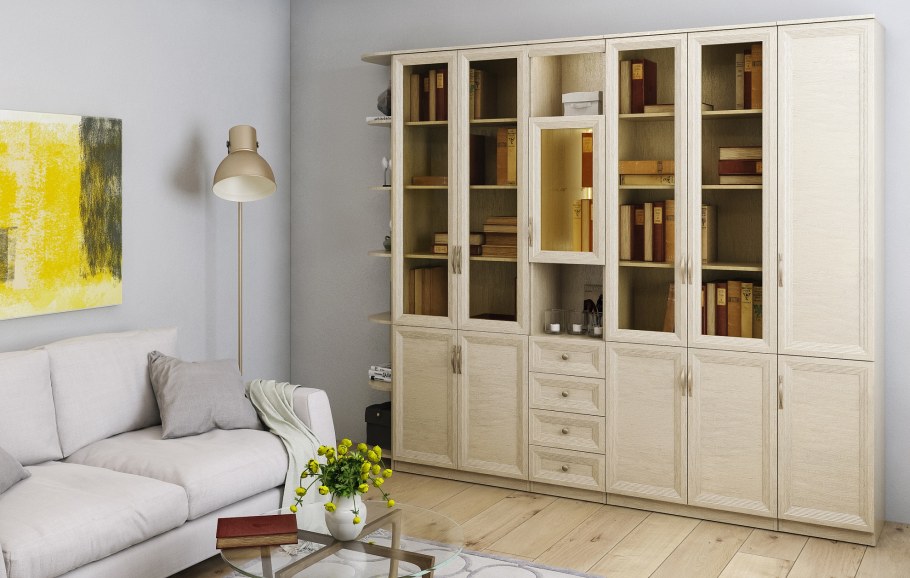 Стеллаж библиотека porada