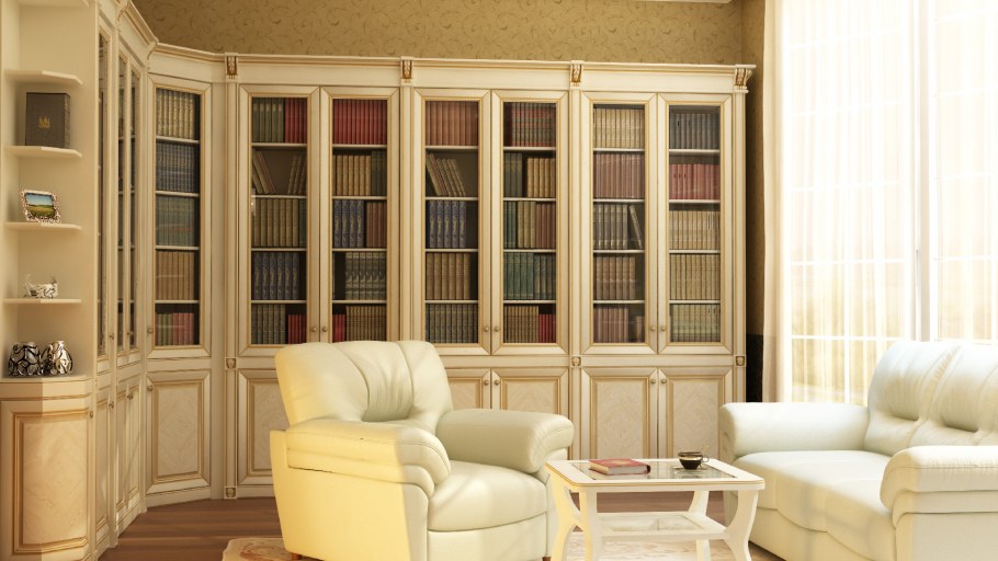 Икеа Билли книжные шкафы угловой в интерьере