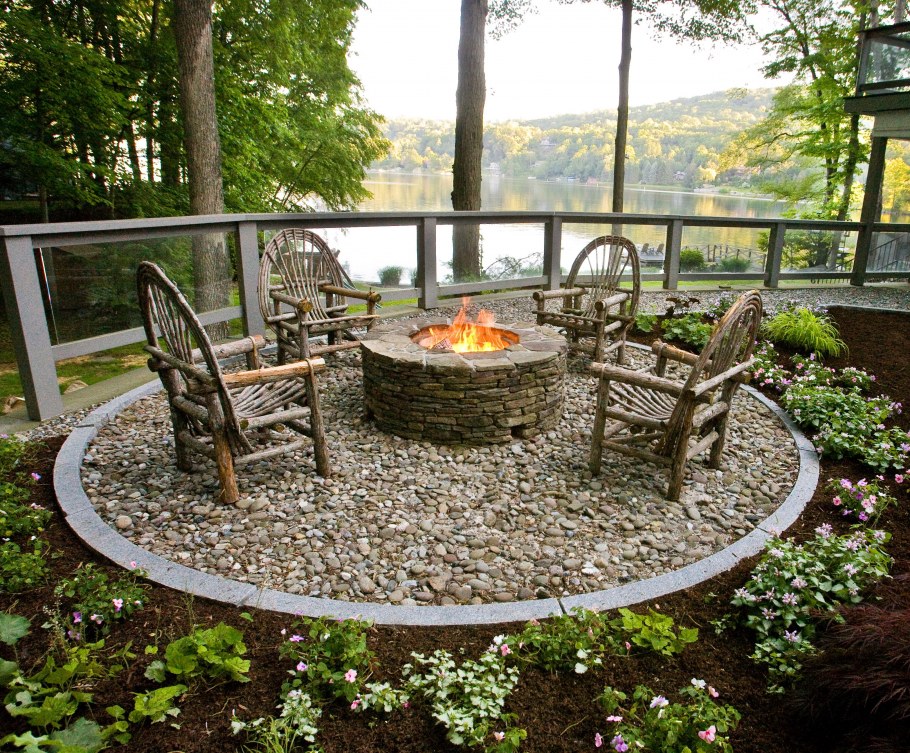 Кострище на участке