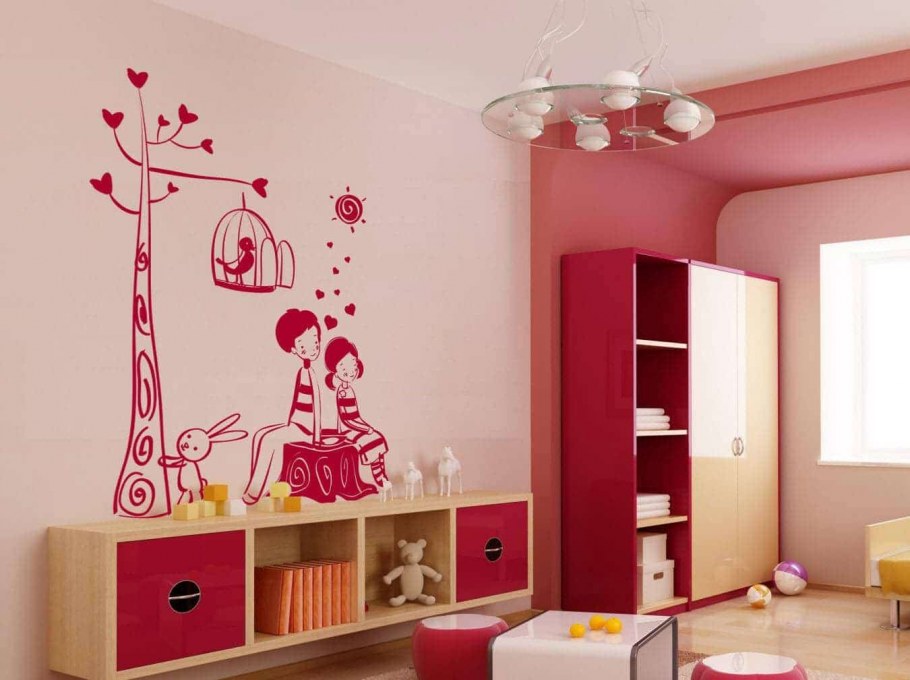 Интерьерные наклейки для подростка