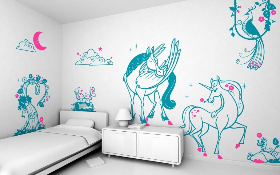 Декоративные наклейки на стену девушка