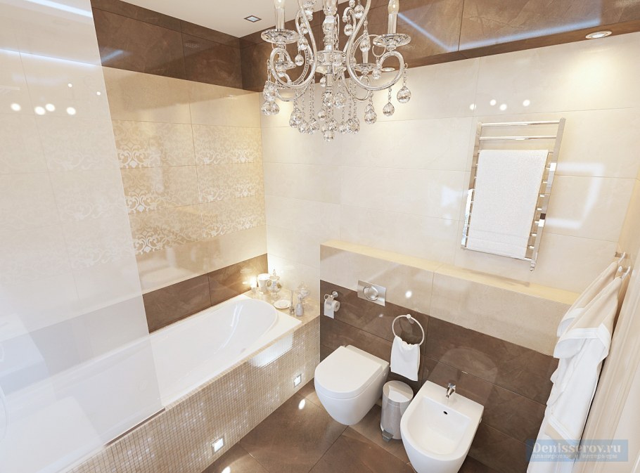 Ванная 6 кв светлая