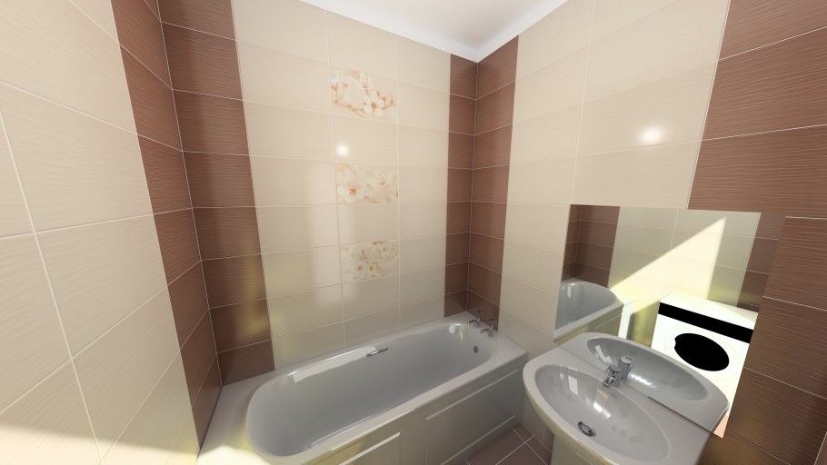 Шахтинская плитка Сакура коричневая