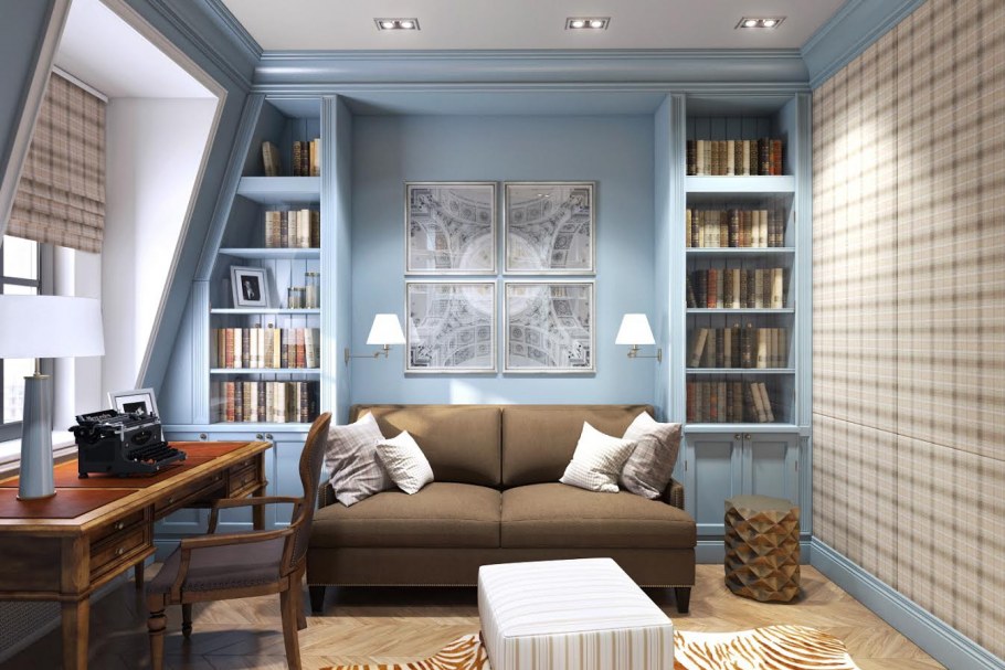 Маленький кабинет американский стиль