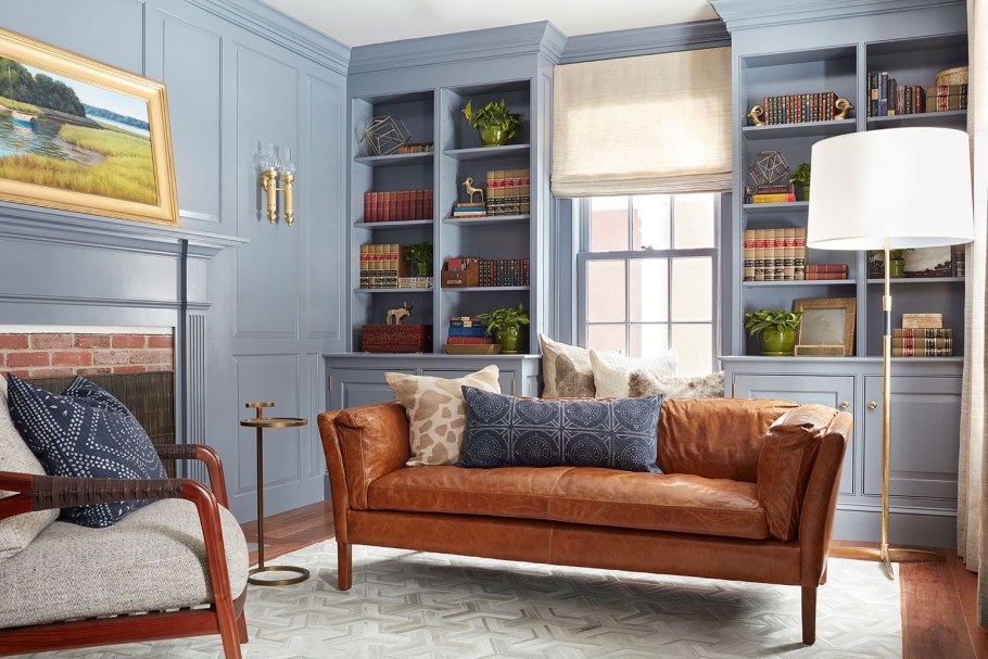 Кабинет в стиле американская классика