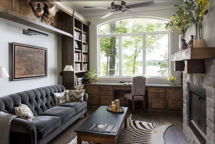 Кабинет в американском стиле