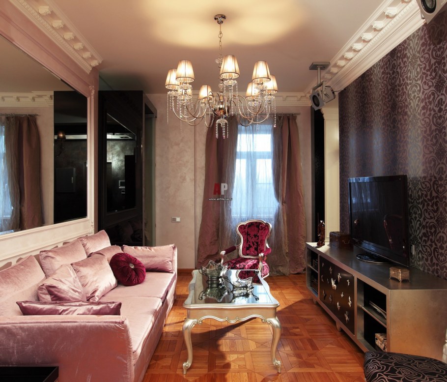 Стиль гламур в интерьере