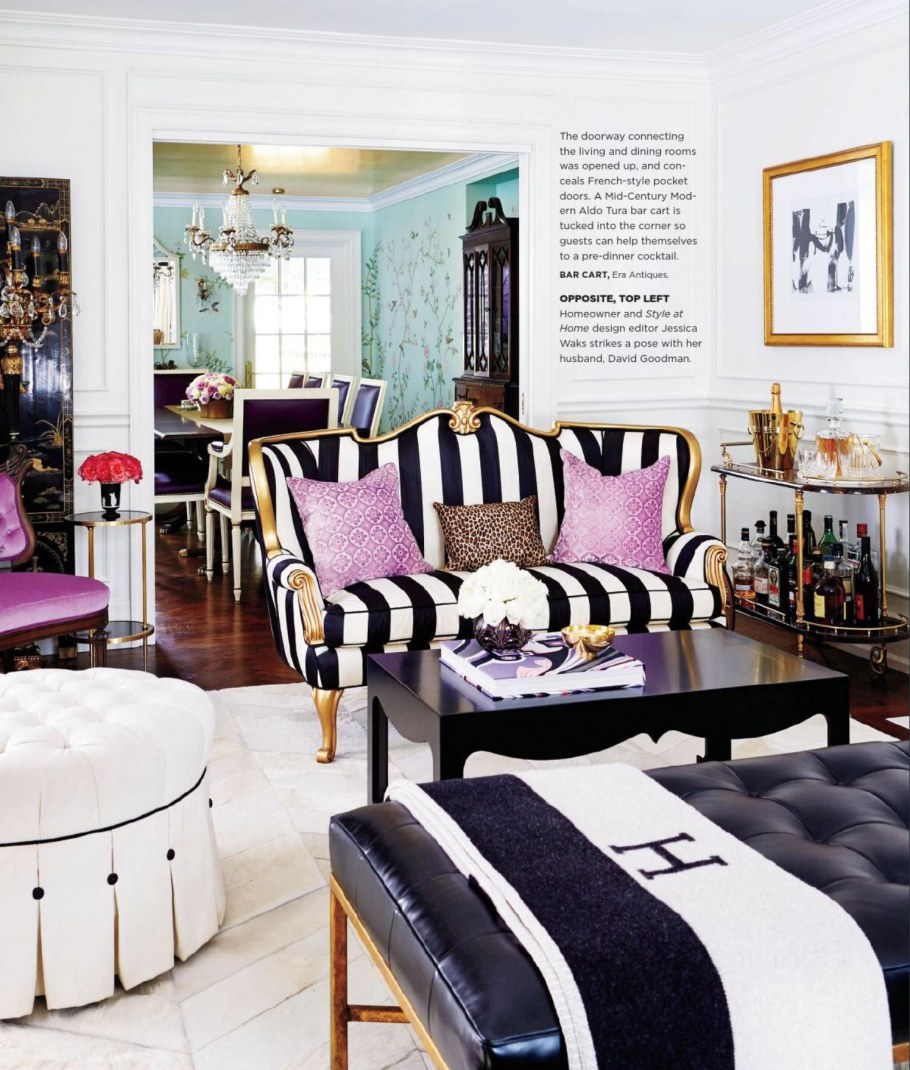 Интерьер в стиле Коко Шанель