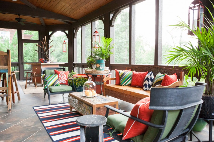 Открытые веранды в средиземноморском стиле