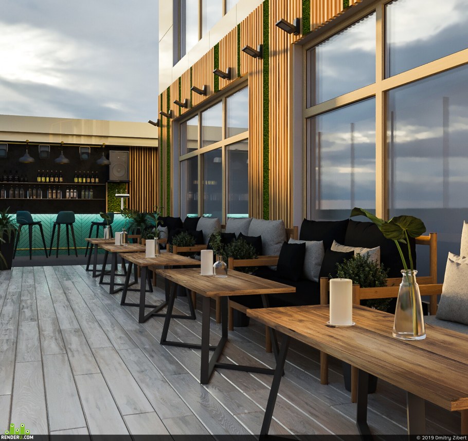 Кофейня с террасой