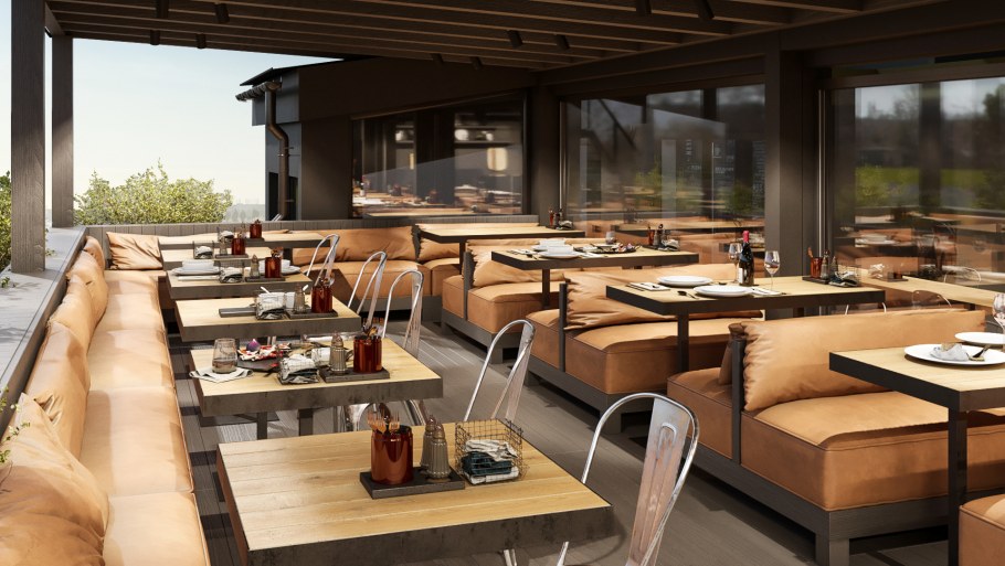 Летнее кафе Минимализм