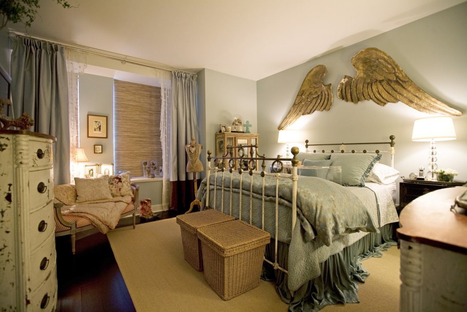 Ангельский стиль спальни