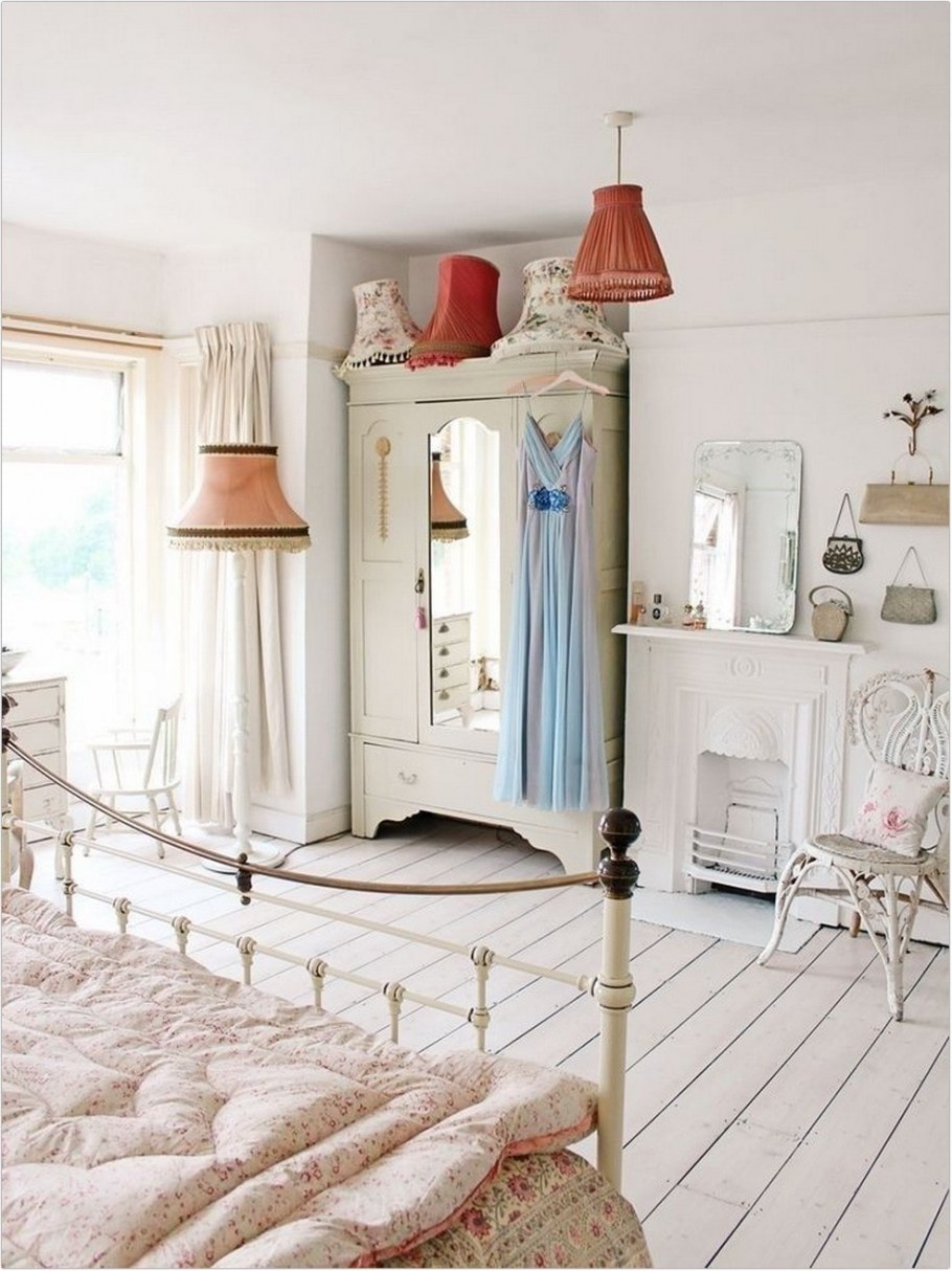 Спальня в винтажном стиле