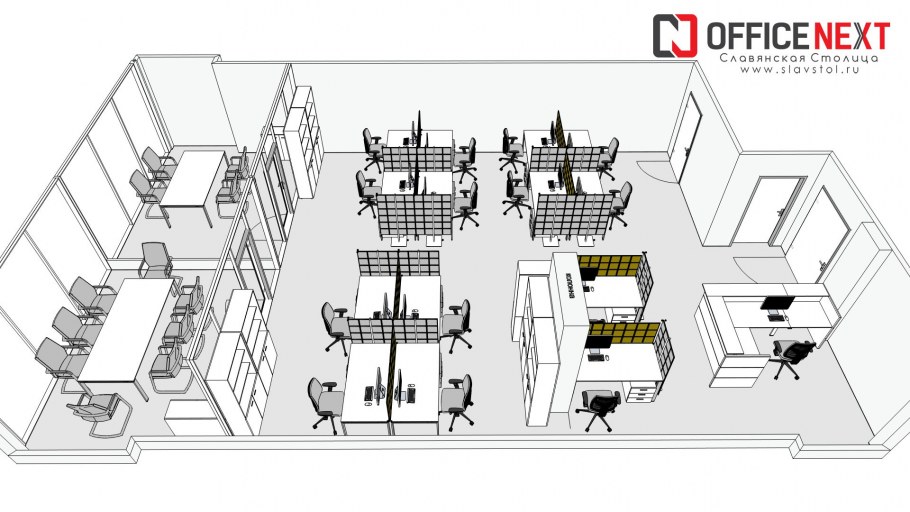 Проект офисного помещения
