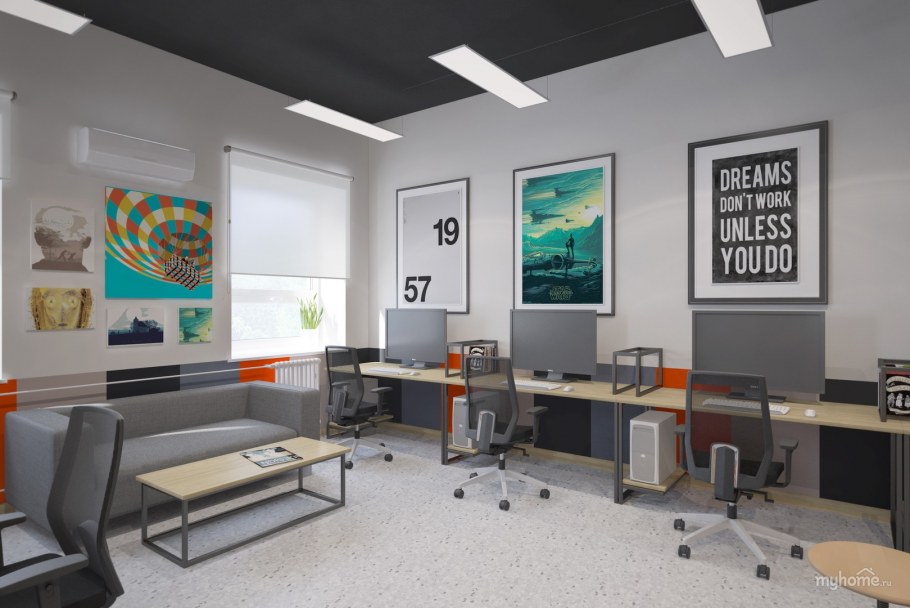 Офис лофт 25м2