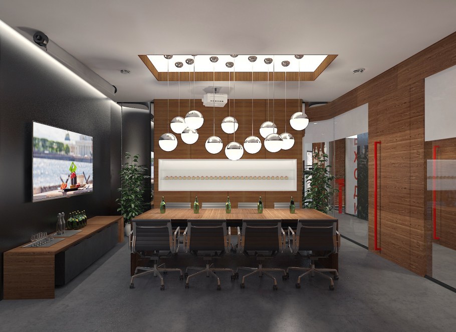 Продакшн интерьер офиса