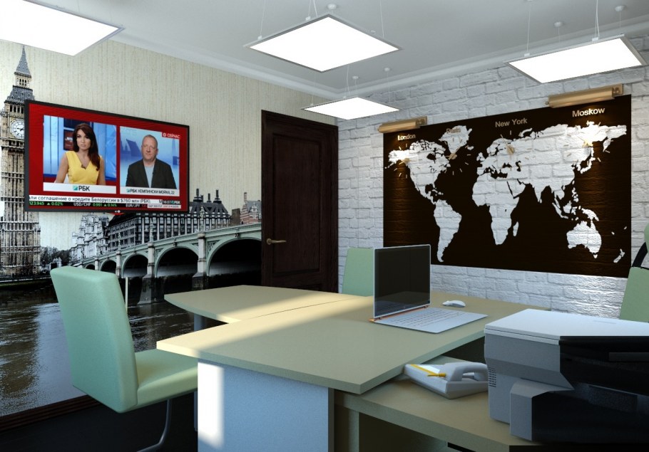 Дизайн кабинета инженера