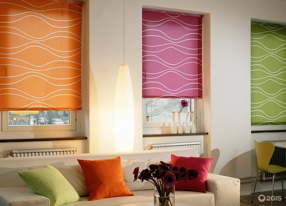 Римская штора на балкон