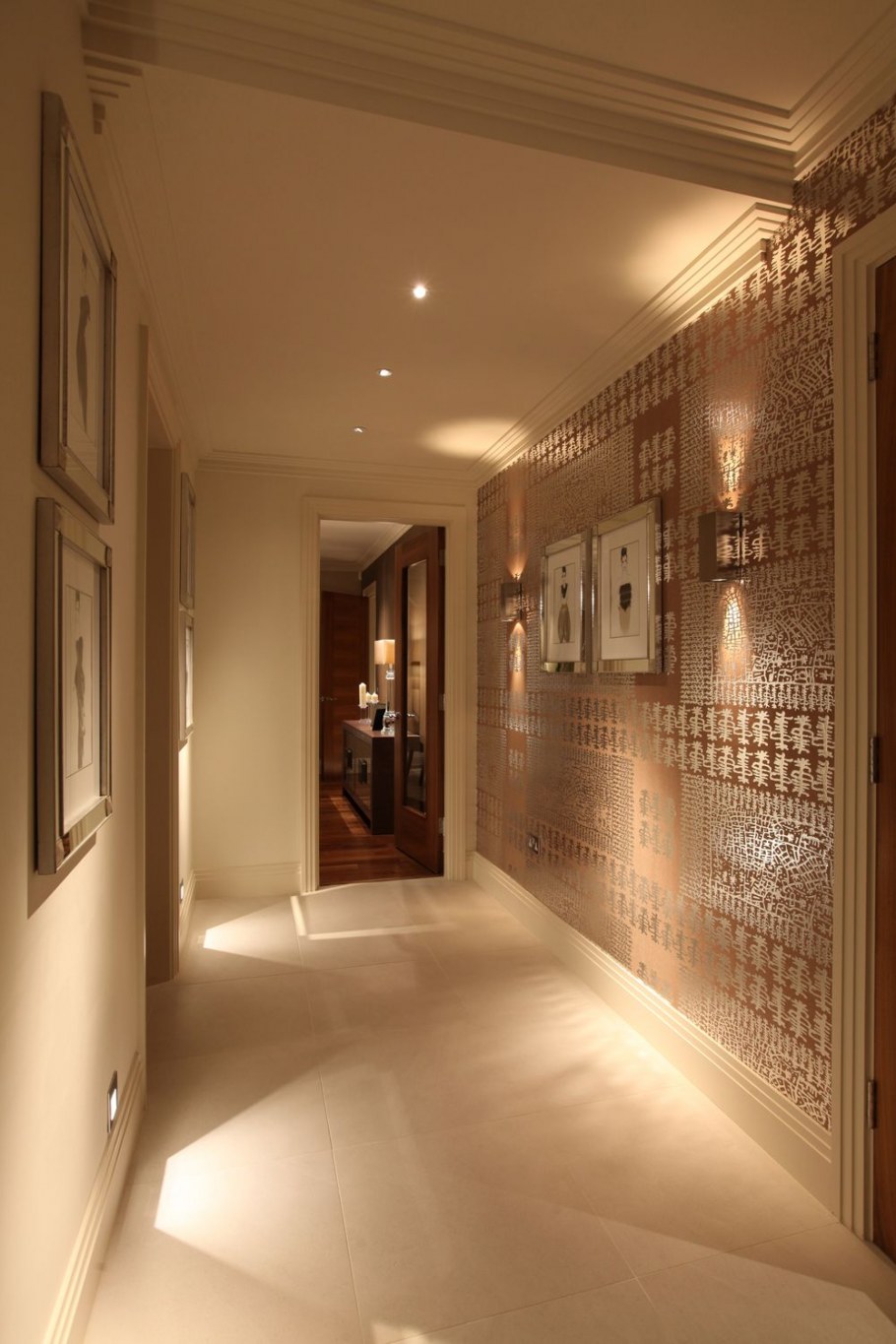 Освещение в прихожей в стиле лофт