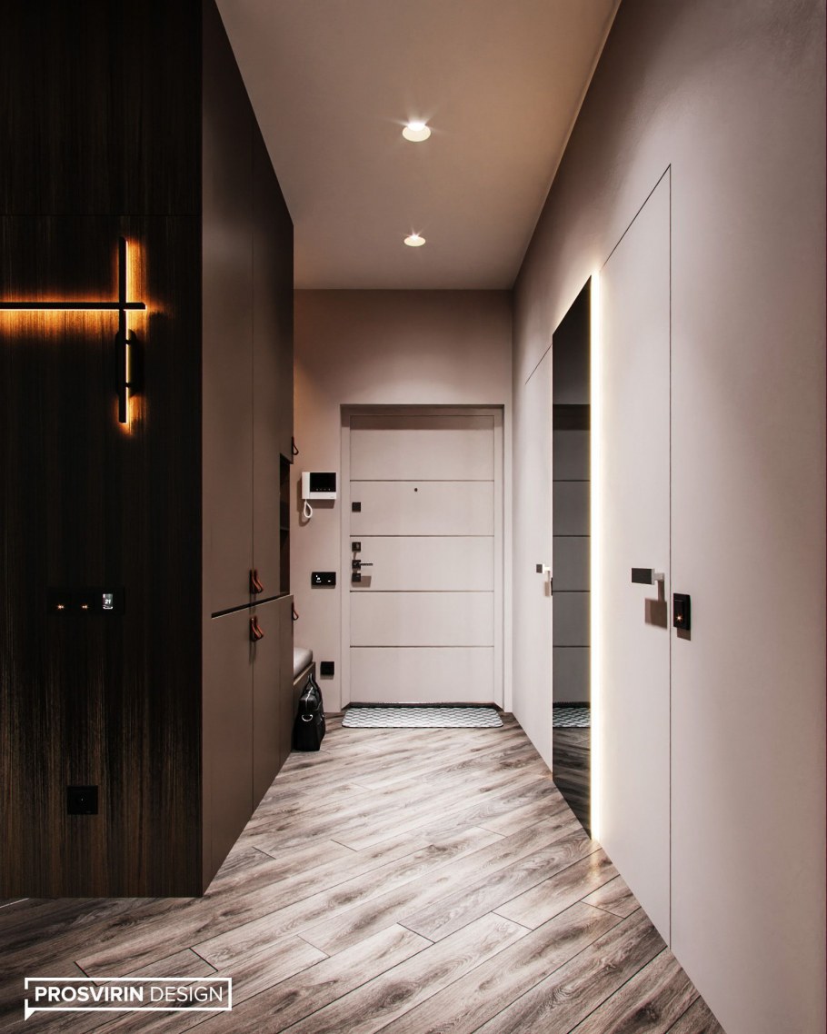 Светодиодная подсветка в коридоре