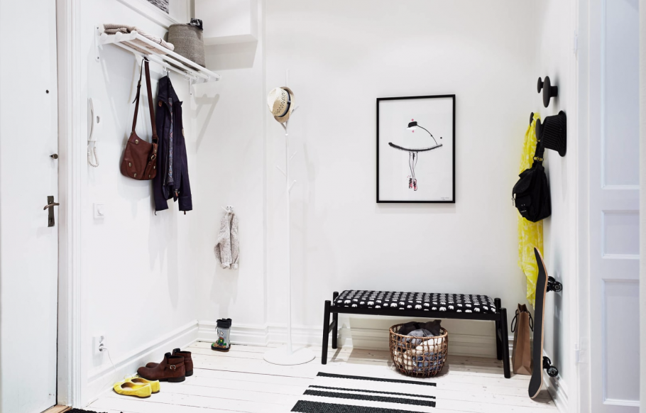 Прихожая в доме Скандинавский стиль