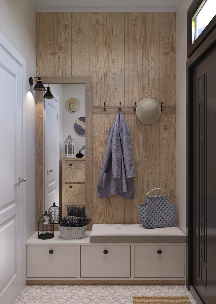 Прихожая в скандинавском стиле