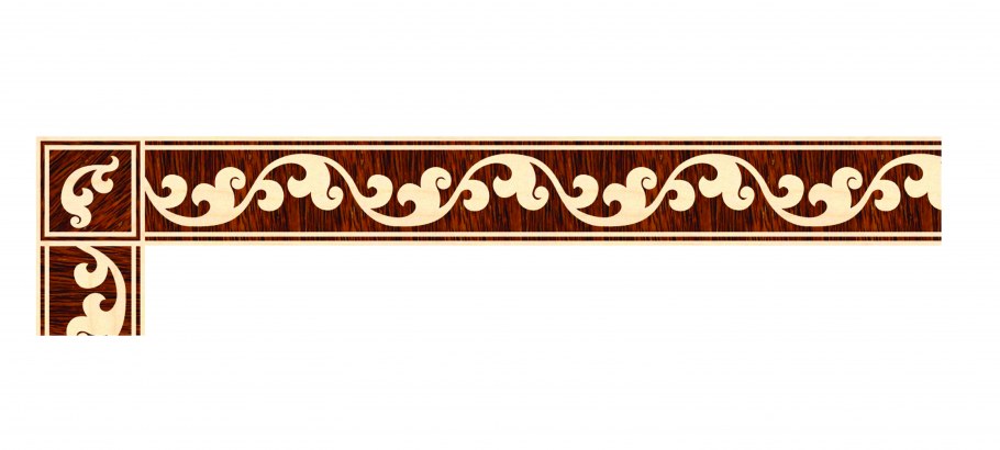 Плинтус из нержавеющей стали 80 мм