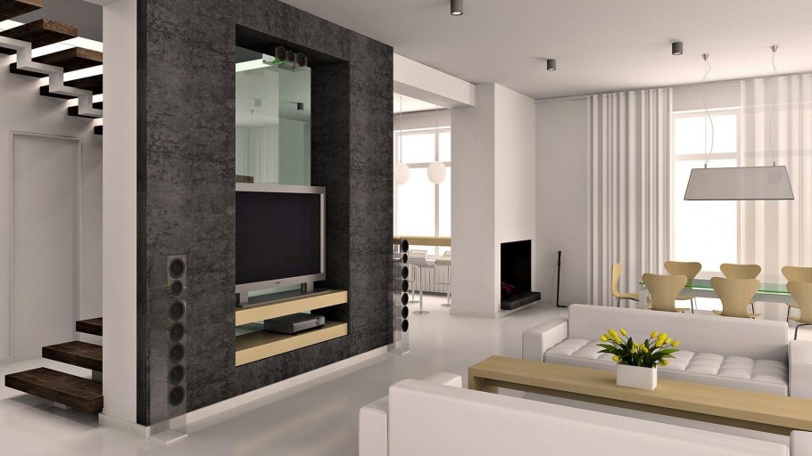 Красивый стильный интерьер