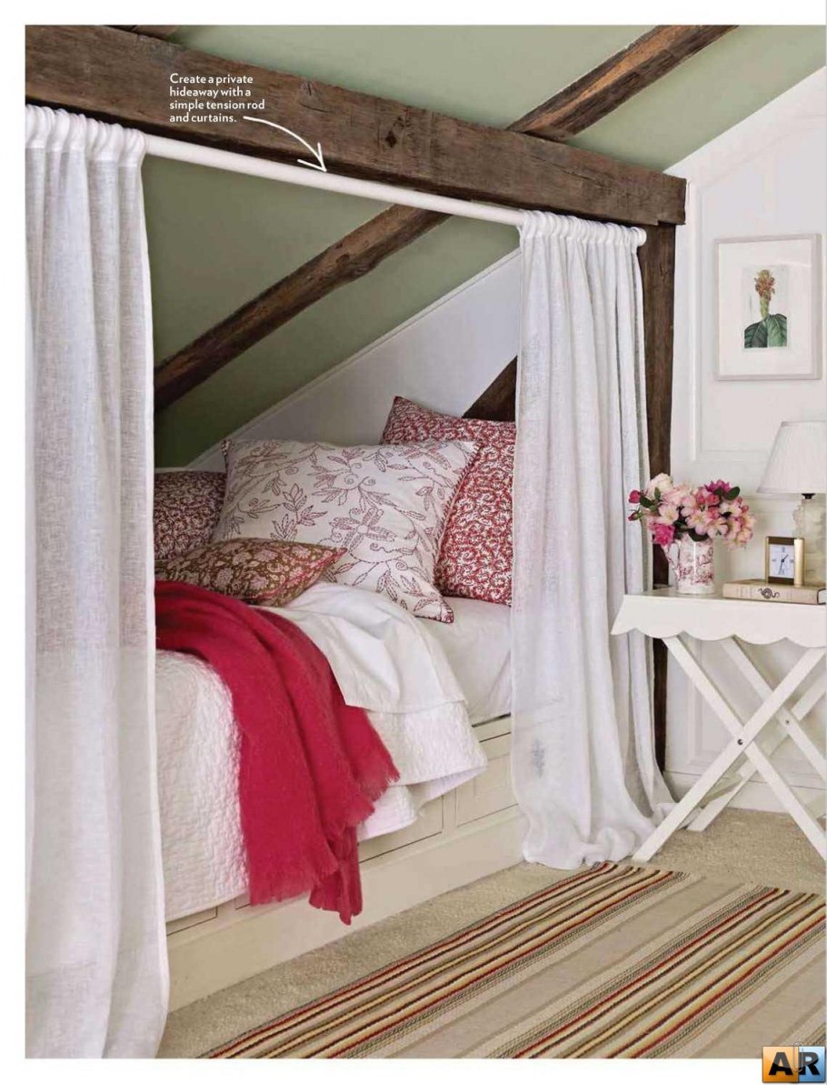 Альков в мансарде