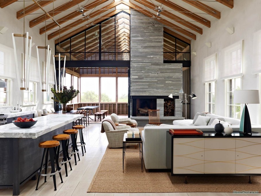 Барнхаус интерьер