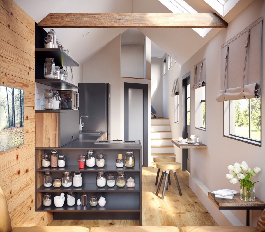 Барнхаус с антресолью