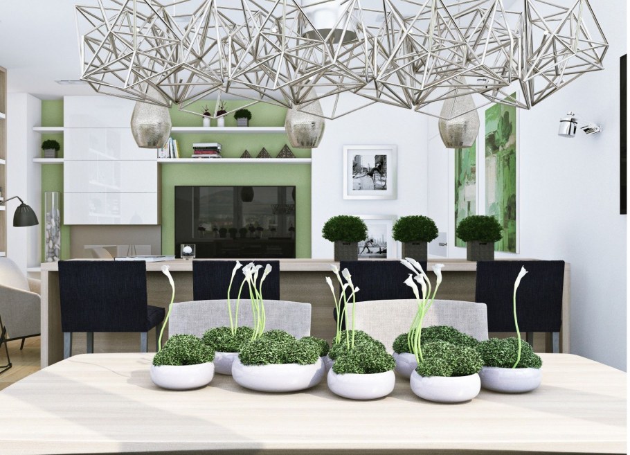 Интерьер в стиле супрематизм