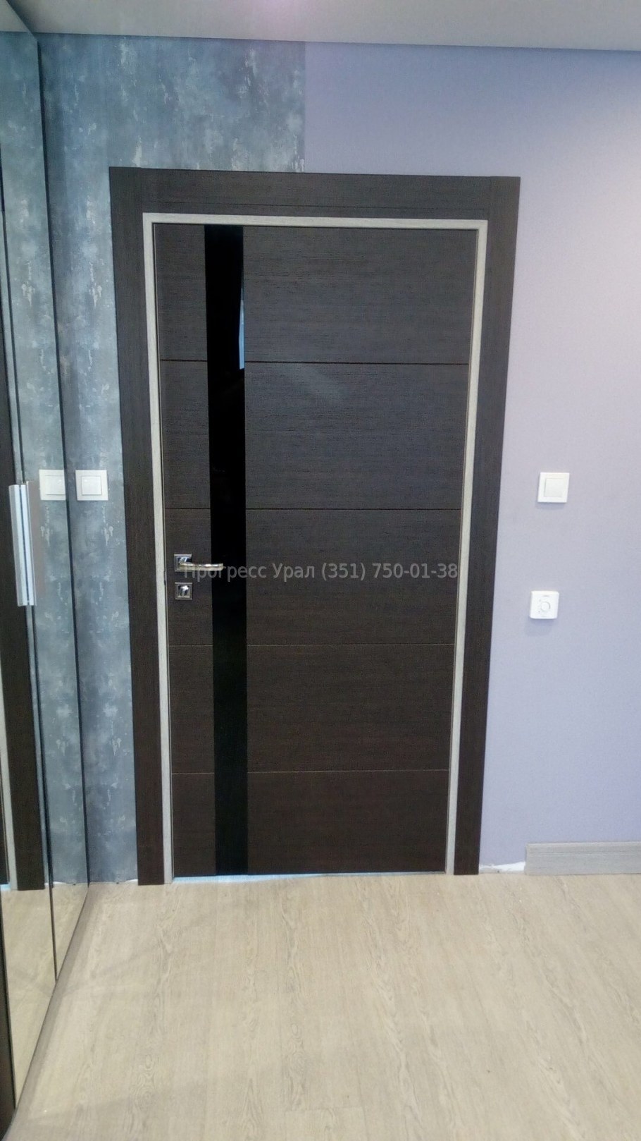 Царговые межкомнатные двери «дуб Филадельфия»