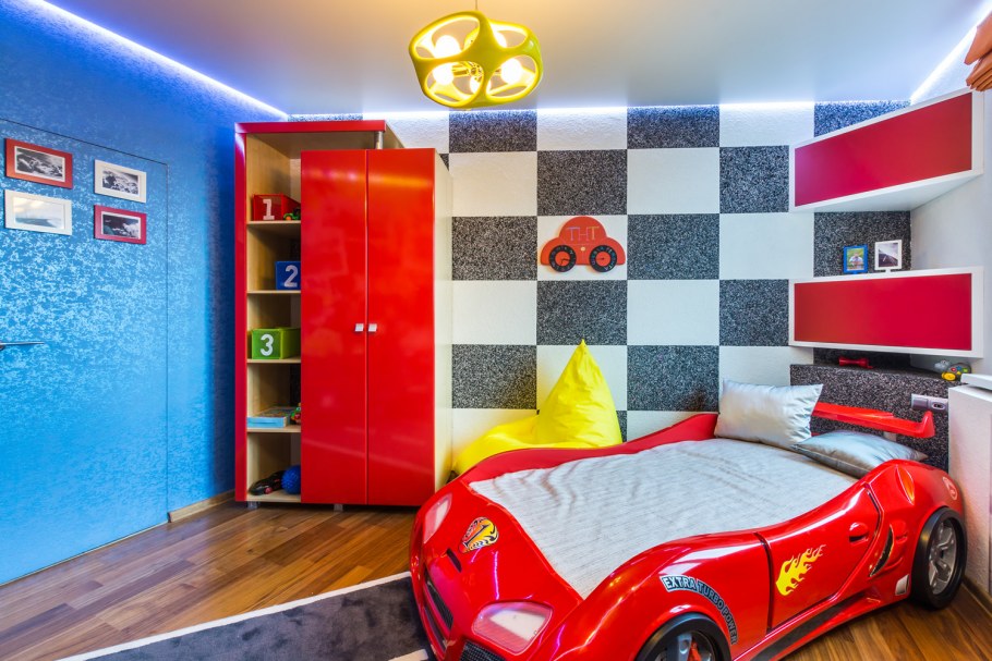 Роспись стен в детской для мальчика