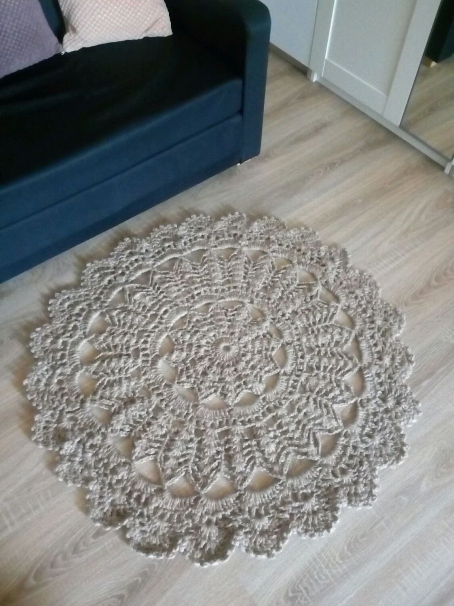 Коврик из джута икеа