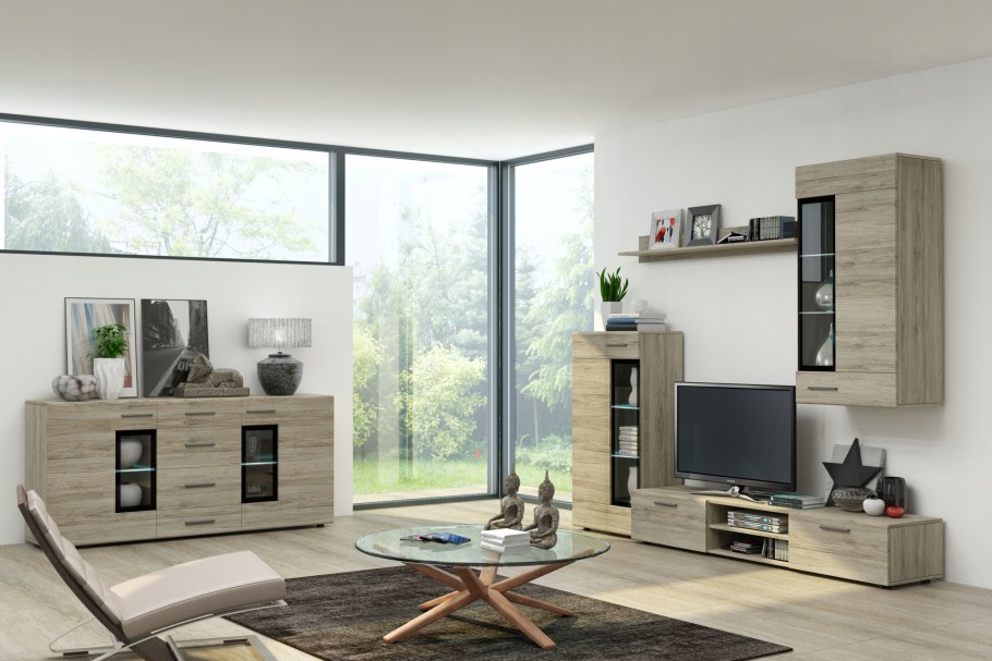 Стенка дуб Сан Ремо