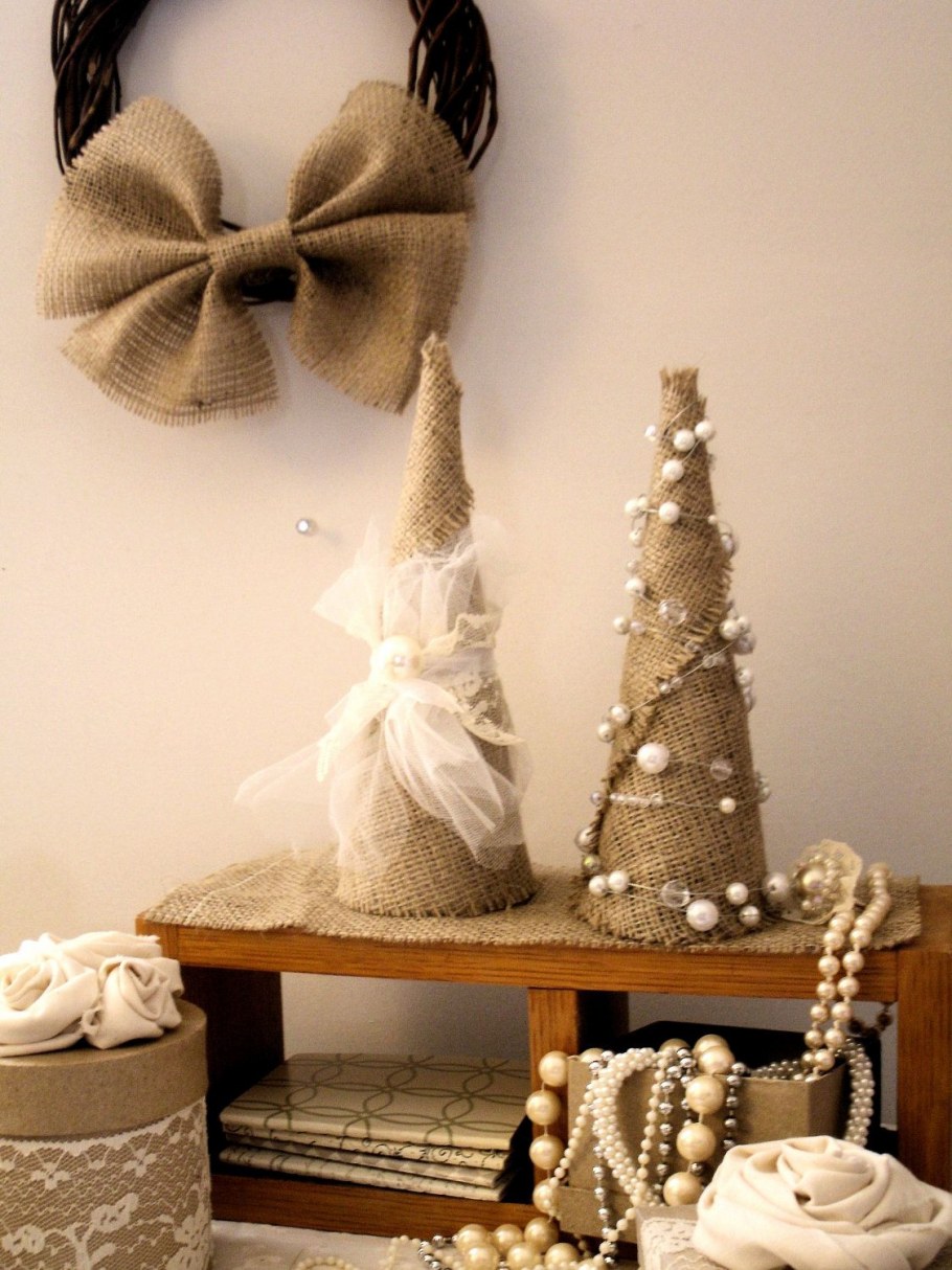 Украшения из Мешковины