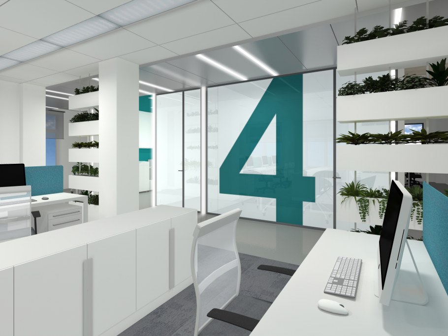 Переговорная комната с панорамным видом