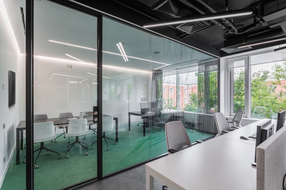 Кабинет в стиле Хай тек