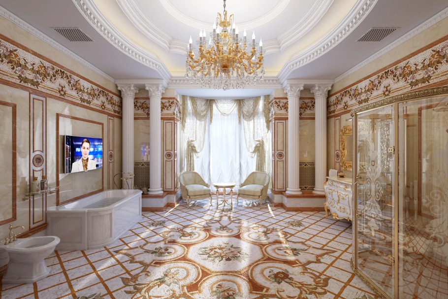 Кухни в элитных особняках